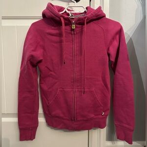 Aritzia TNA pink zip up hoodie